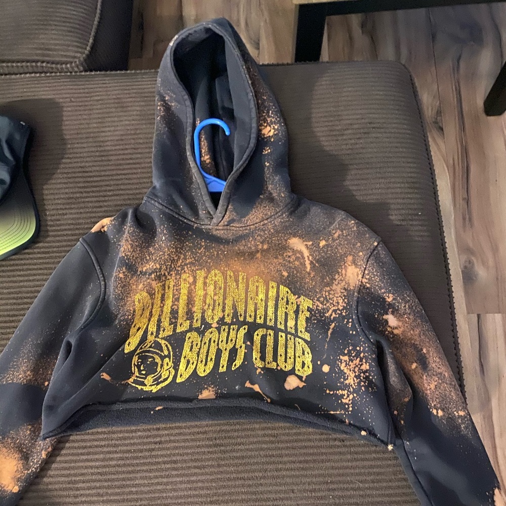 Billionaire boys club crop hoodie
